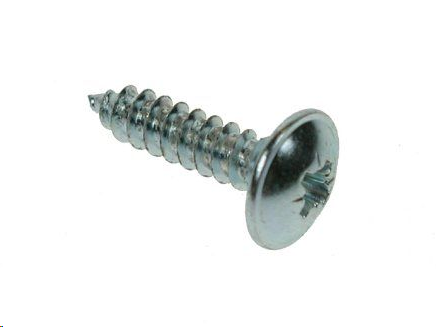 FLANGE SELF TAPPING SCREW - BZP POZI 4.8 X 13MM (10G X 1/2")