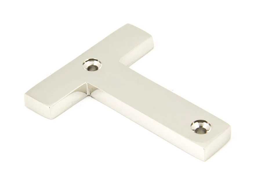 FTA 90303T POLISHED NICKEL LETTER T