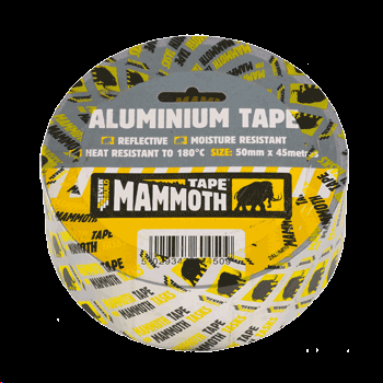 SILVER ALUMINIUM FOIL TAPE  100MM X 45M 