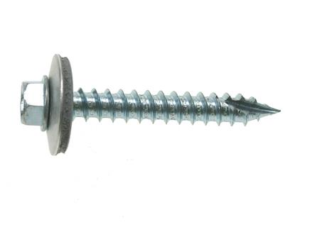 HEX HEAD SHEET TO TIMBER SCREW - GASH POINT 6.3 X  25MM (WITH G16)