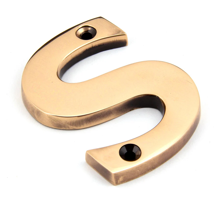 FTA 92031S POLISHED BRONZE LETTER S