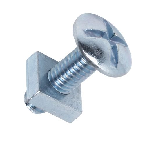 ROOFING BOLT & NUT BZP M 6 X  10 
