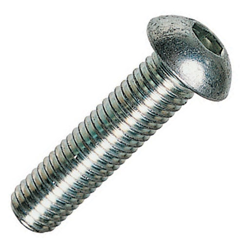 BUTTON HEAD SOCKET SCREW - 10.9 GRADE BZP M12 X  60