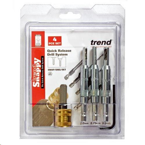 TREND SNAPPY DRILL BIT GUIDE (4PC SET)
