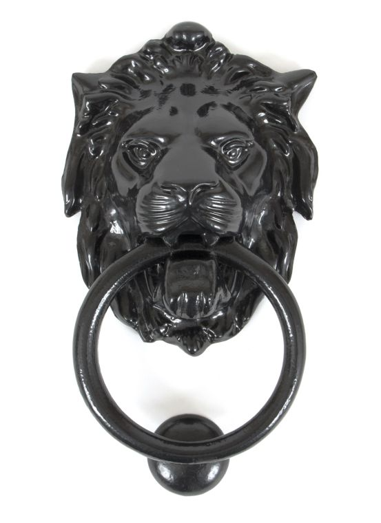 FTA 33018 BLACK LION HEAD DOOR KNOCKER