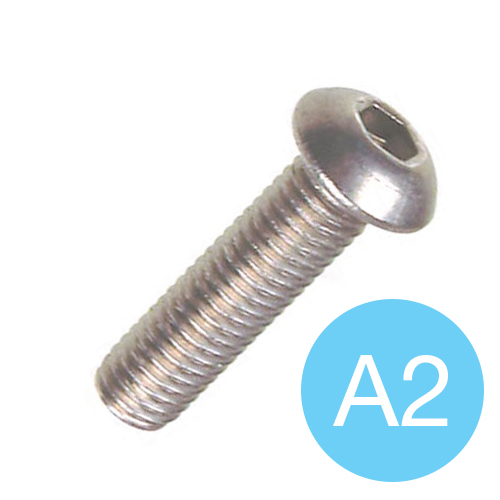 BUTTON HEAD SOCKET SCREW - A2 STAINLESS STEEL M10 X  16 