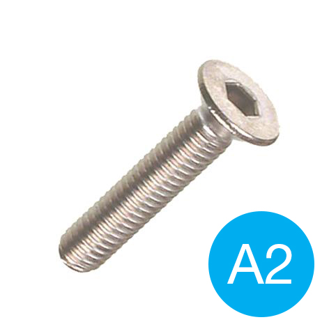 CSK SOCKET SCREW - A2 STAINLESS STEEL M 4 X 40
