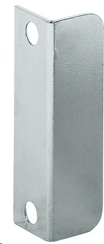 ANGLED STRIKE PLATE/KEEP 40 X 12MM NICKEL PLATED