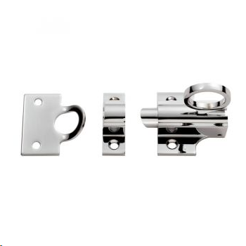FAN LIGHT CATCH 45 X 57MM POLISHED CHROME