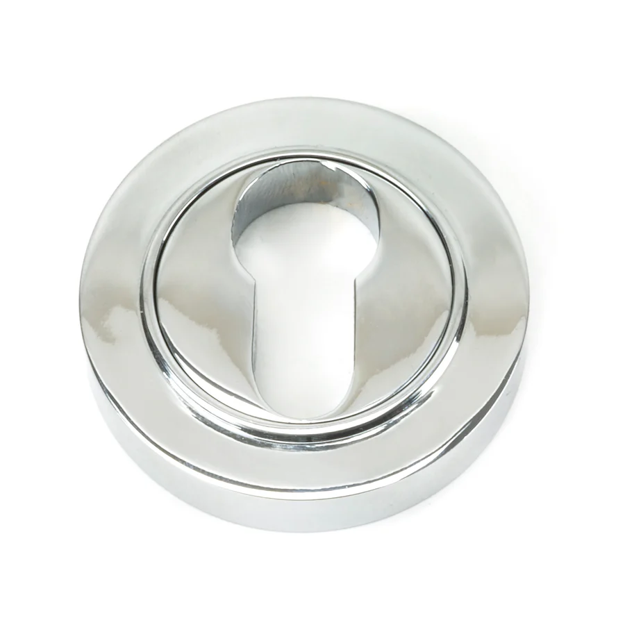 FTA 45711 POLISHED CHROME ROUND EURO ESCUTCHEON (PLAIN)