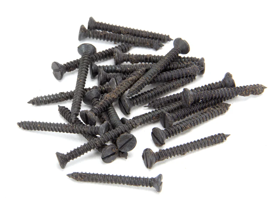 FTA 33429 BEESWAX 6 X 1&frac14; COUNTERSUNK SCREWS (25)