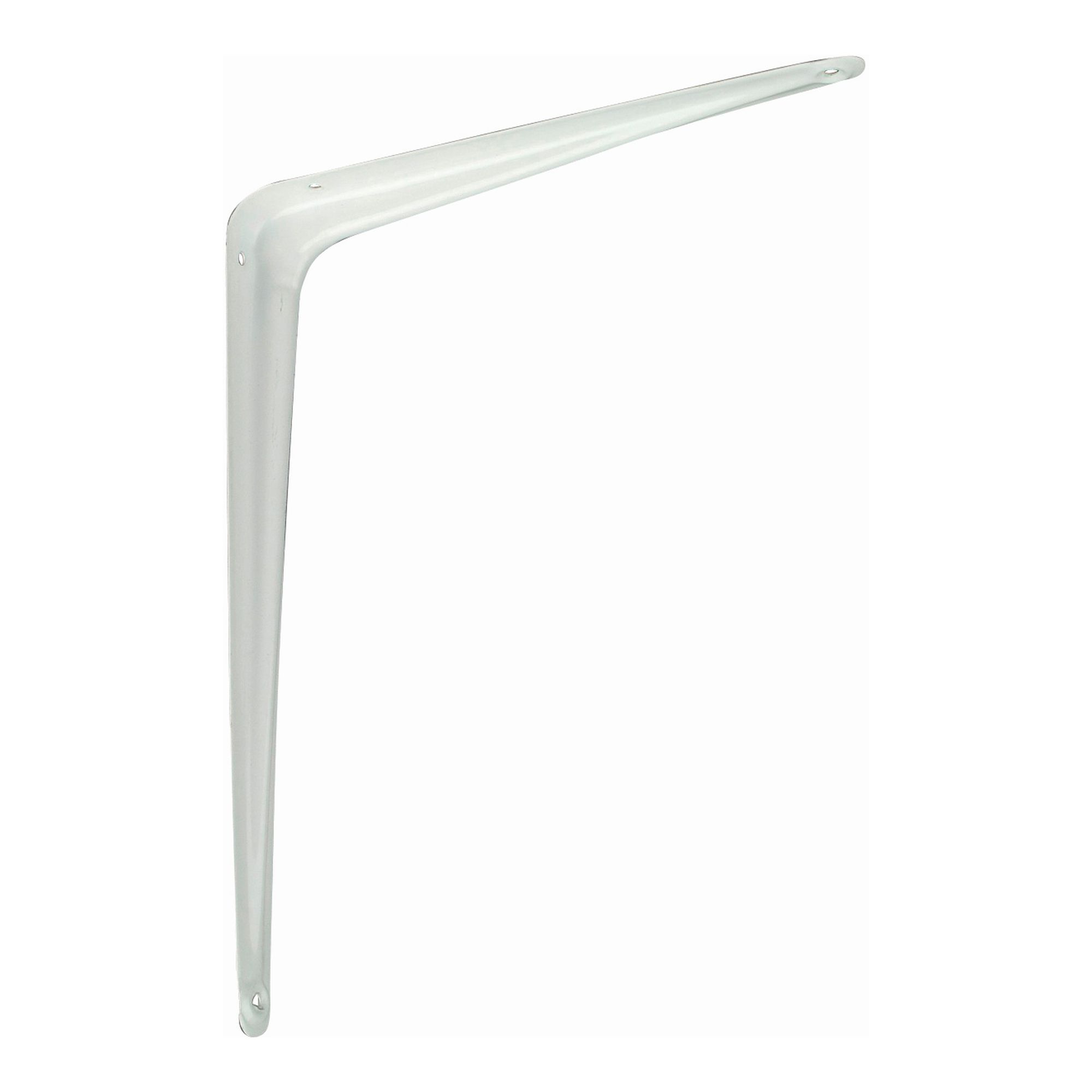 LONDON PATTERN SHELF BRACKET - WHITE 300 X 250MM 