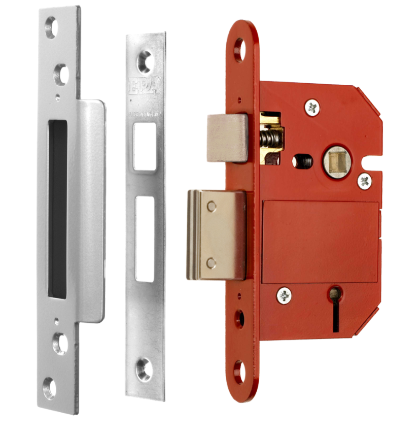 ERA FORTRESS BRITISH STANDARD 5-LEVER SASHLOCK 76MM (3") SATIN
