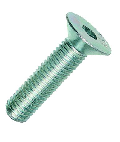 CSK SOCKET SCREW - 10.9 GRADE BZP M 8 X  35 