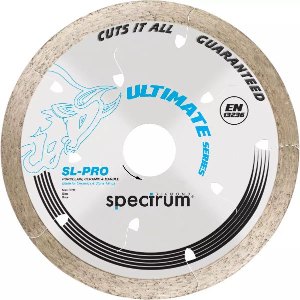 OX SPECTRUM DIAMOND BLADE - SL-PRO ULTIMATE 'CUTS ALL TILES GUARANTEED' 115 X 22.23MM