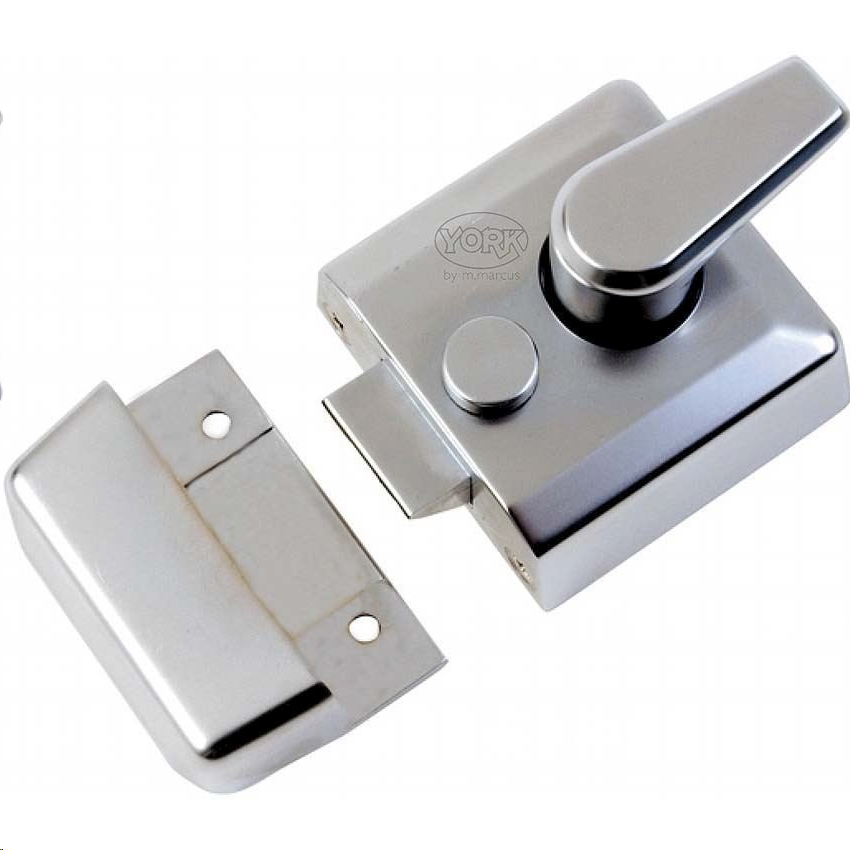 NARROW NIGHTLATCH 40MM SATIN CHROME