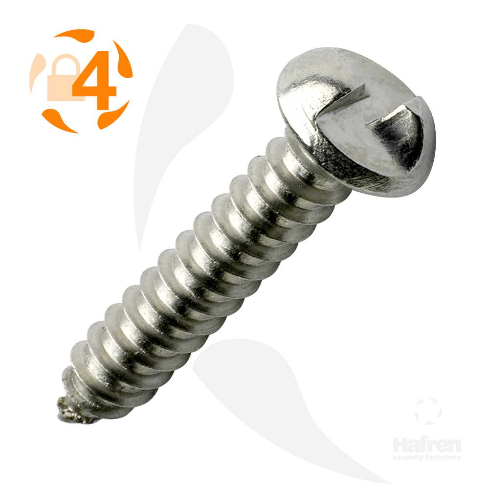 SELF TAPPING A2 STAINLESS STEEL ROUND HEAD CLUTCH HEAD 8 X 1 (4.2 X 25MM)