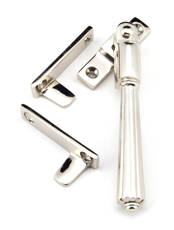 FTA 45346 POLISHED NICKEL NIGHT-VENT LOCKING HINTON FASTENER
