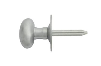OVAL RACKBOLT THUMBTURN 38MM SATIN CHROME