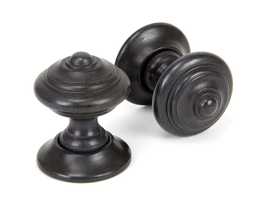 FTA 90297 AGED BRONZE ELMORE CONCEALED MORTICE KNOB SET