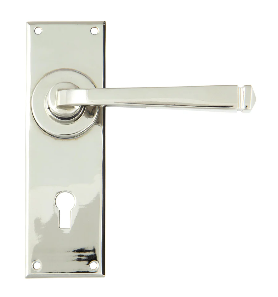FTA 90360 POLISHED NICKEL AVON LEVER LOCK SET