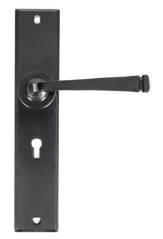 FTA 33093 BLACK LARGE AVON LEVER LOCK SET
