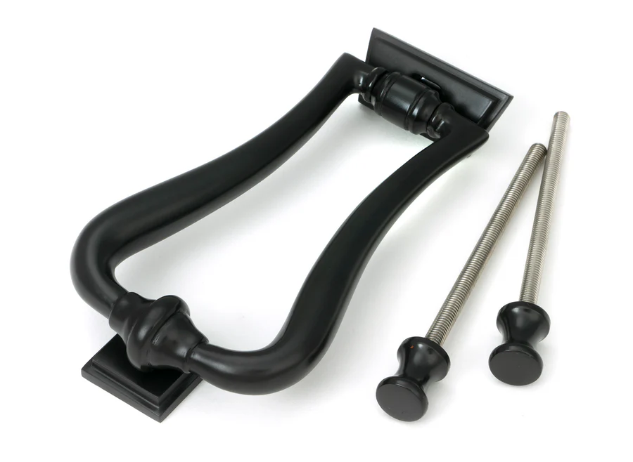 FTA 90041 AGED BRONZE SLIMLINE ART DECO DOOR KNOCKER