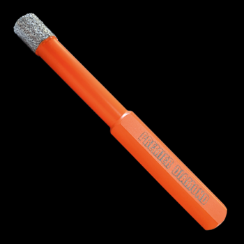 DRY DIAMOND HARD TILE HOLESAW (WAX FILLED) 10MM