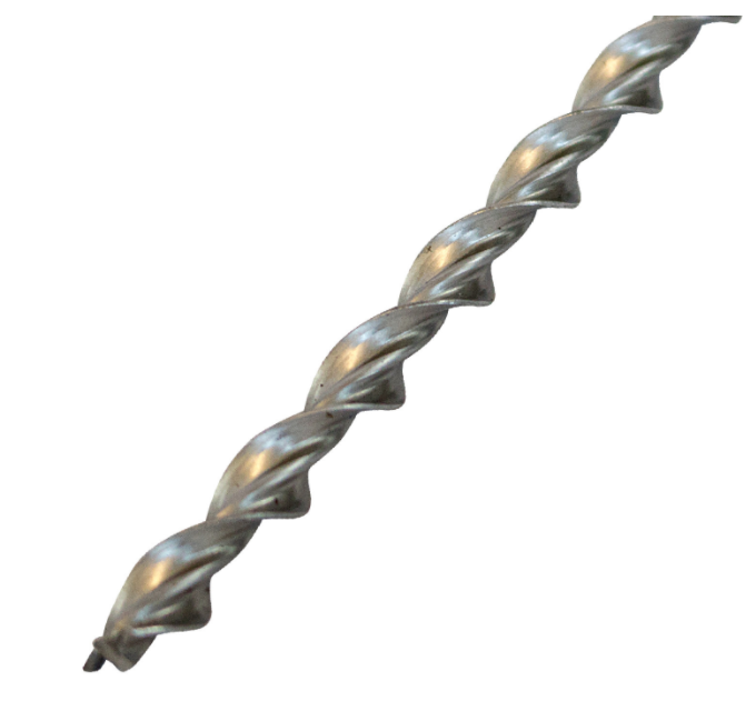 STAINLESS STEEL HELICAL BAR  4.5 X 1000MM 