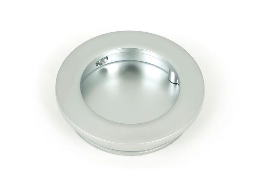 FTA 50647 SATIN CHROME 75MM PLAIN ROUND PULL