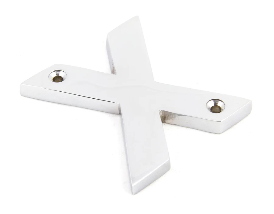 FTA 83802X POLISHED CHROME LETTER X