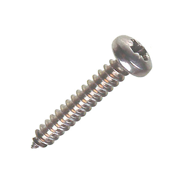PAN HEAD SELF TAPPING SCREW - A2 STAINLESS STEEL POZI 4.8 X 16MM (10G X 5/8")