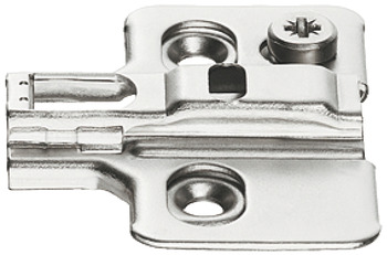 CLICK-FIX 0MM ADJUSTABLE TWO-PIECE BACKPLATE/MOUNTING PLATE FOR CONCEALED KITCHEN HINGES