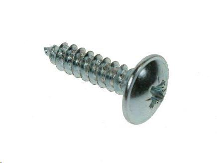 FLANGE SELF TAPPING SCREW - BZP POZI 3.5 X 25MM (6G X 1")