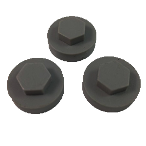 HEX-WASHER COLOUR CAP 16MM ANTHRACITE (RAL7016)