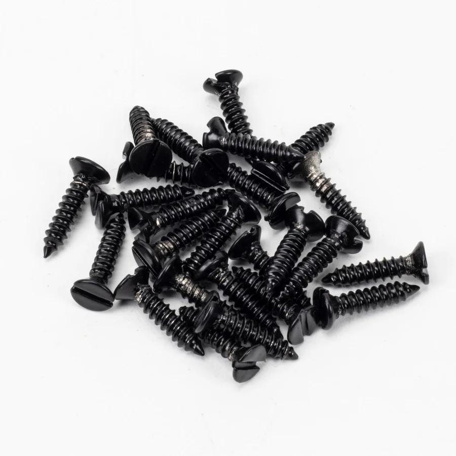 FTA 91168 BLACK 8X&frac34; COUNTERSUNK RAISED HEAD SCREWS (25)