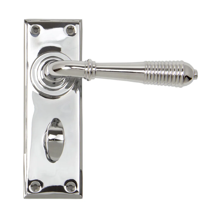 FTA 33308 POLISHED CHROME REEDED LEVER BATHROOM SET