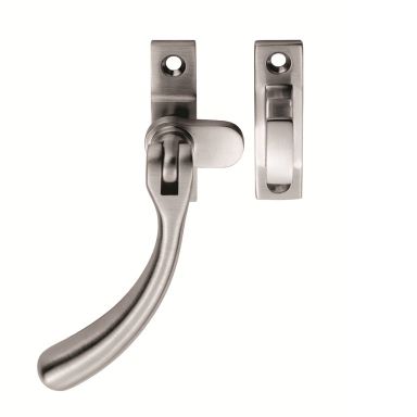 BULB END CASEMENT FASTENER (SUITABLE FOR WEATHER STRIPPED WINDOWS) SATIN CHROME