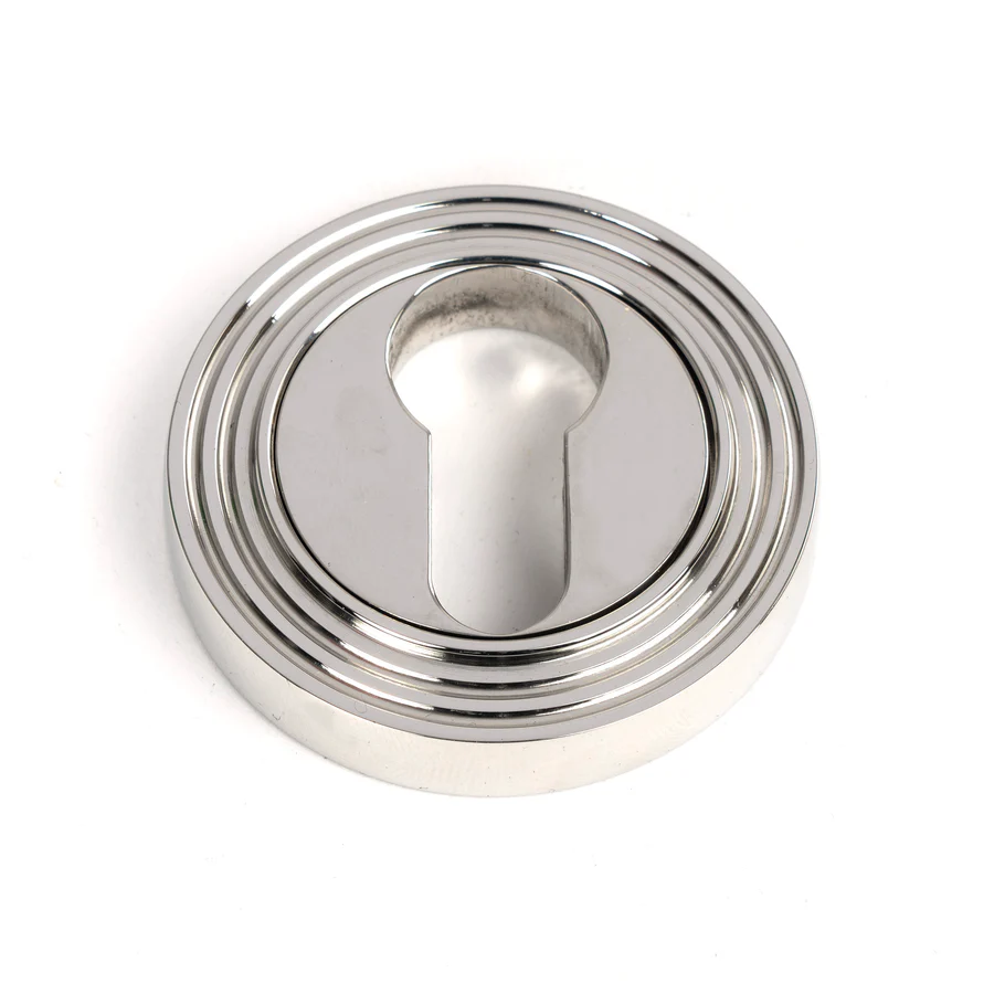 FTA 49878 POLISHED MARINE SS (316) ROUND EURO ESCUTCHEON (BEEHIVE)