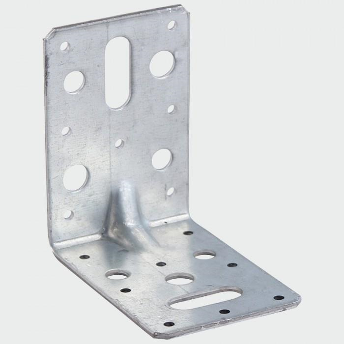 REINFORCED ANGLE BRACKET - STAINLESS STEEL 60 X 40 X 2.5MM (X 60MM WIDE)