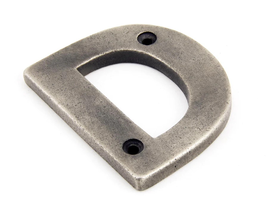 FTA 83803D ANTIQUE PEWTER LETTER D