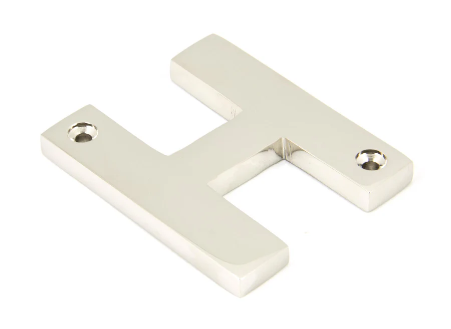 FTA 90303H POLISHED NICKEL LETTER H