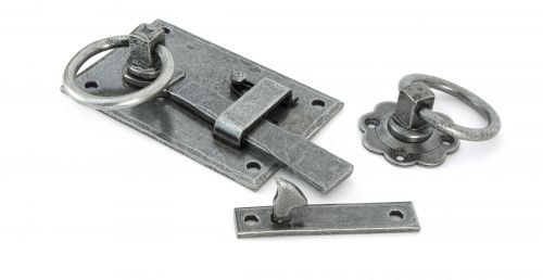 FTA 33666 PEWTER COTTAGE LATCH - LH