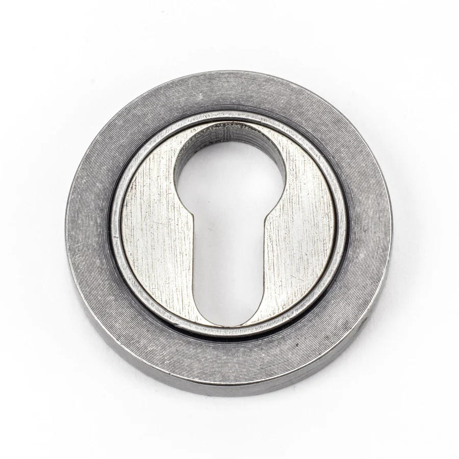 FTA 45727 PEWTER ROUND EURO ESCUTCHEON (PLAIN)