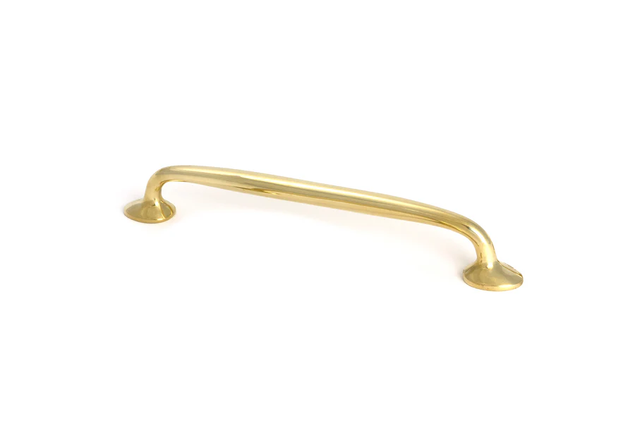 FTA 51254 POLISHED BRASS MOORE PULL HANDLE - MEDIUM