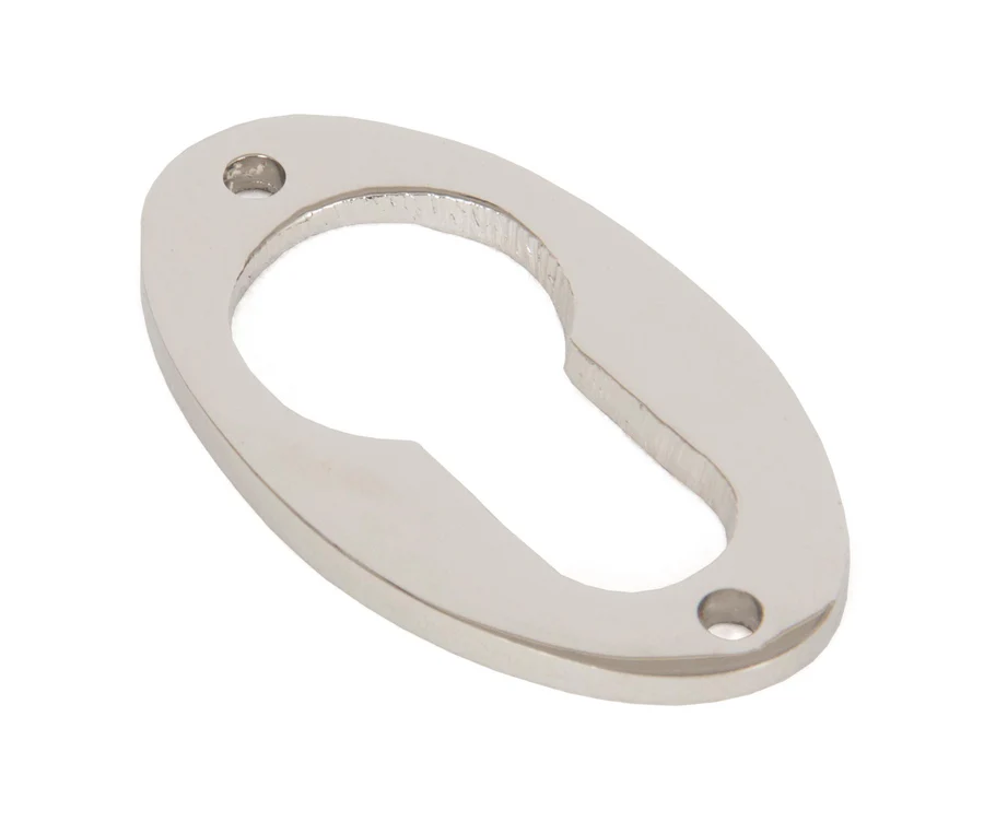 FTA 83813 POLISHED NICKEL OVAL EURO ESCUTCHEON