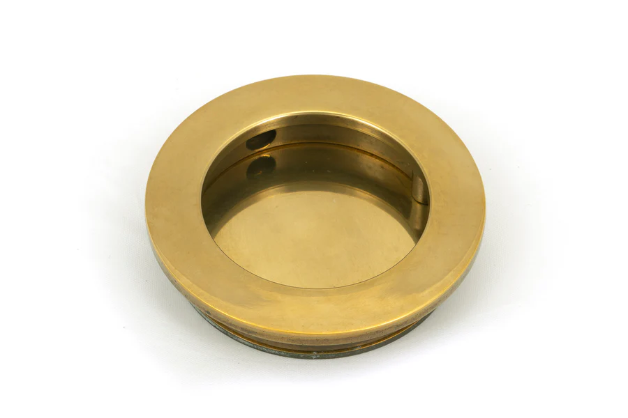 FTA 48322 AGED BRASS 60MM PLAIN ROUND PULL