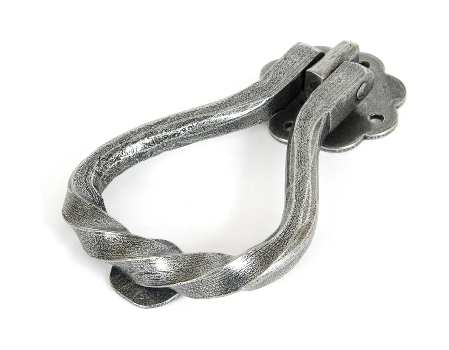 FTA 33611 PEWTER PEAR SHAPED DOOR KNOCKER