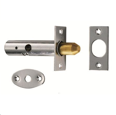 DOOR SECURITY BOLT/RACKBOLT 60MM (32MM CENTRES) SATIN CHROME