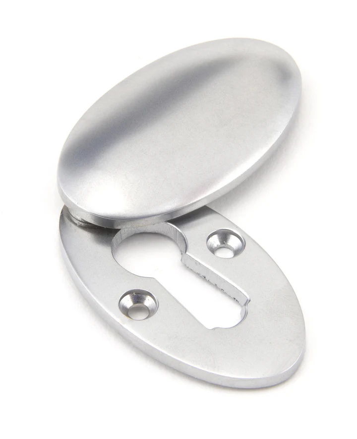 FTA 91993 SATIN CHROME OVAL ESCUTCHEON & COVER